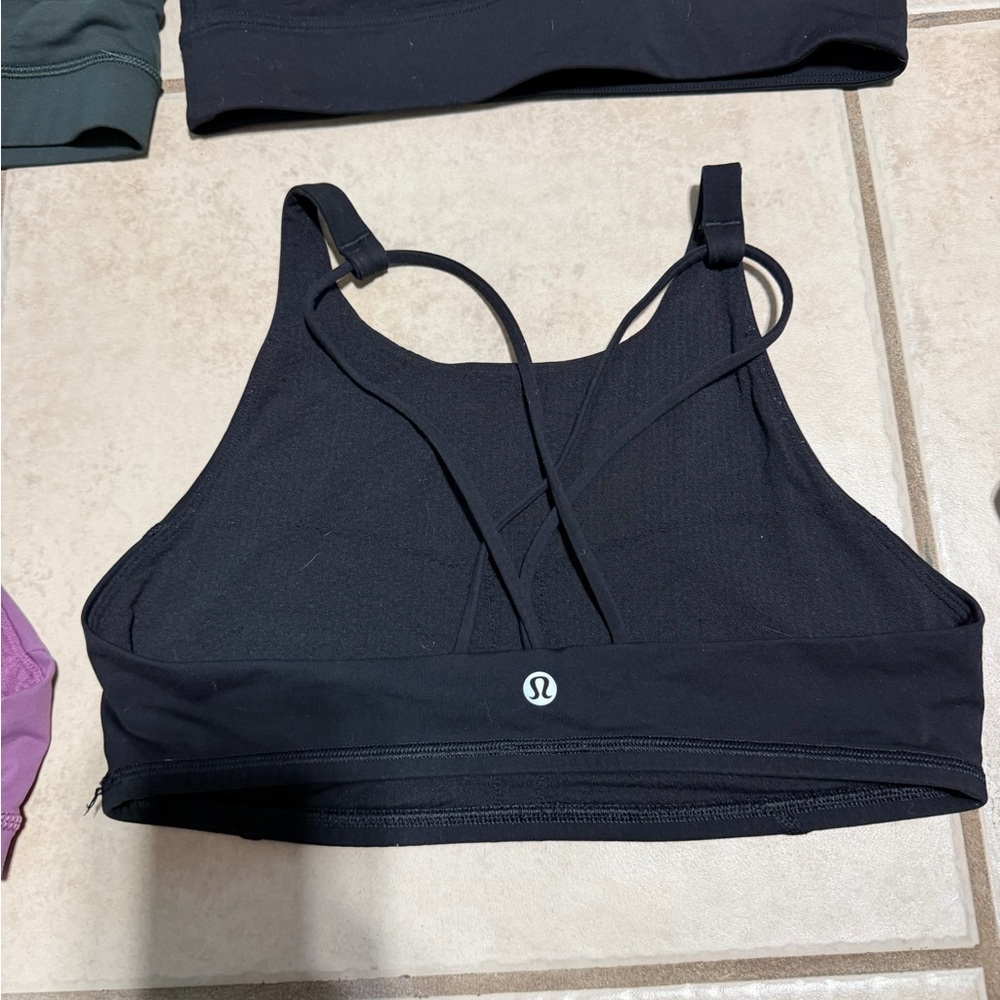 lululemon athletica Classic Black Sports Bra